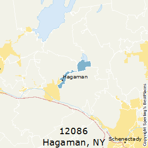 Hagaman,New York County Map
