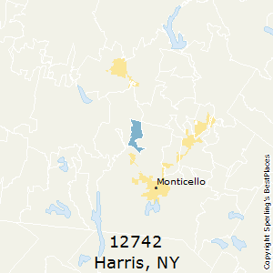 Harris,New York County Map