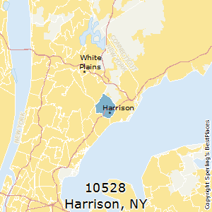 Harrison,New York County Map