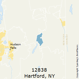 Hartford,New York County Map