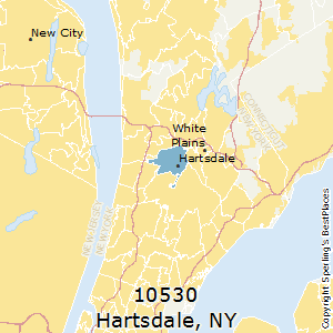 Hartsdale,New York County Map