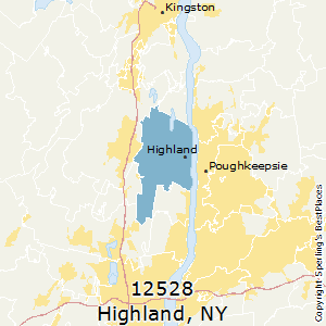 Highland,New York County Map