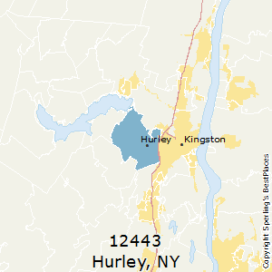 Hurley,New York County Map