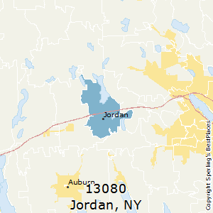 Jordan,New York County Map