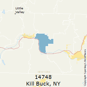 Kill_Buck,New York County Map