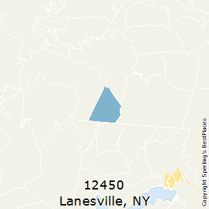 Lanesville,New York County Map