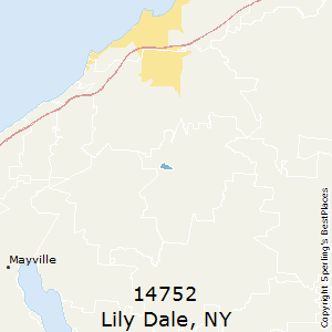 Lily_Dale,New York County Map