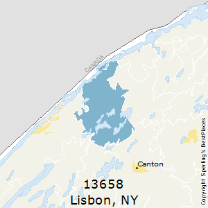 Lisbon,New York County Map