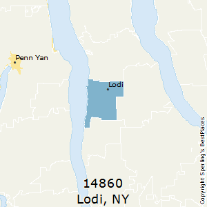Lodi,New York County Map
