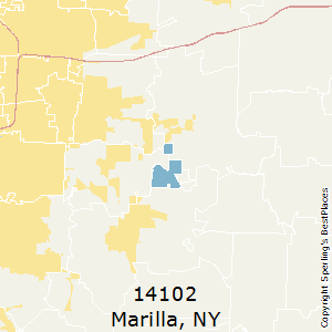 Marilla,New York County Map