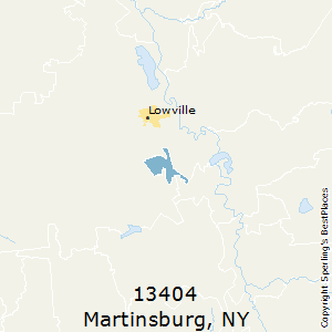 Martinsburg,New York County Map