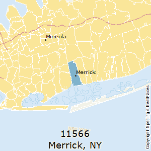 Merrick,New York County Map