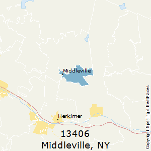 Middleville,New York County Map