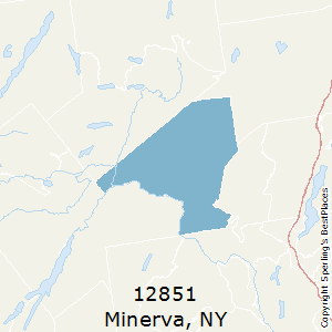 Minerva,New York County Map