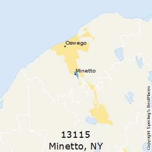 Minetto,New York County Map