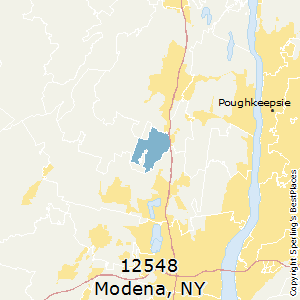 Modena,New York County Map
