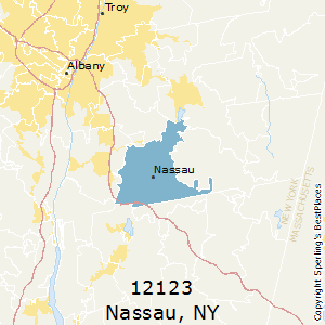 Nassau,New York(12123) Zip Code Map