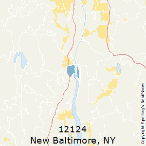 New_Baltimore,New York County Map