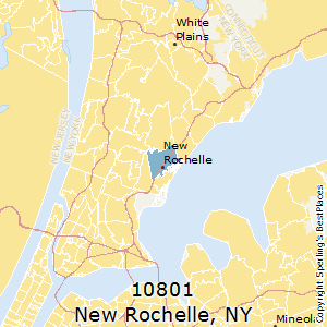New_Rochelle,New York County Map