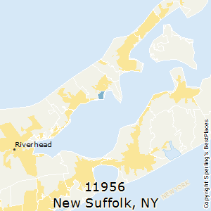 New_Suffolk,New York County Map