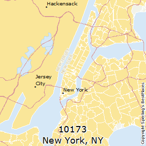 New_York,New York County Map