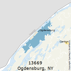 Ogdensburg,New York County Map