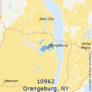 Orangeburg,New York County Map