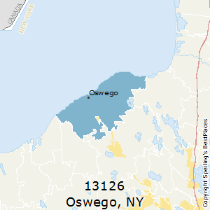 Oswego,New York County Map