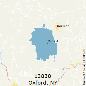 Oxford,New York County Map
