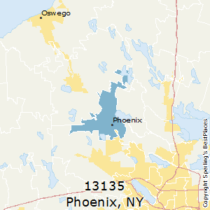 Phoenix,New York County Map