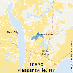 Pleasantville,New York County Map