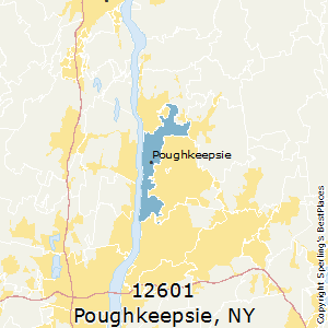 Poughkeepsie,New York County Map