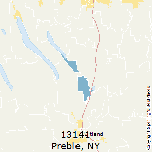 Preble,New York County Map