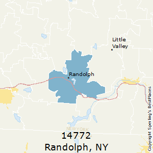 Randolph,New York County Map