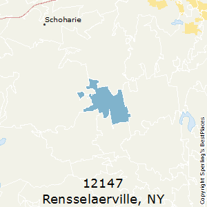 Rensselaerville,New York County Map