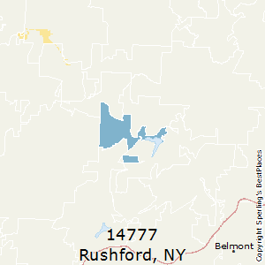 Rushford,New York County Map