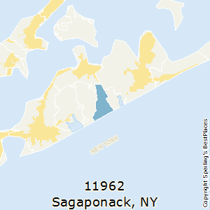 Sagaponack,New York County Map
