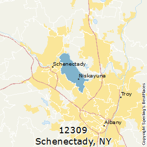 Schenectady,New York County Map