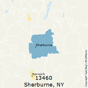 Sherburne,New York County Map