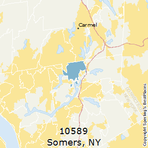 Somers,New York County Map
