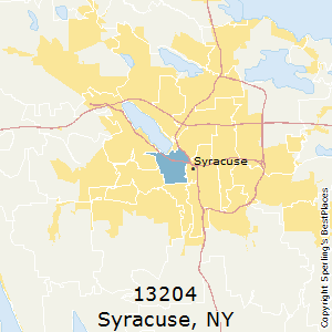Syracuse,New York County Map