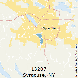 Syracuse,New York County Map