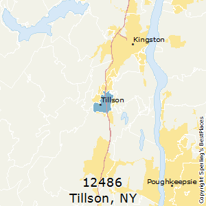 Tillson,New York County Map