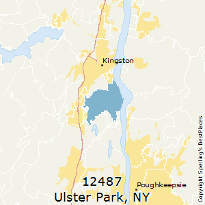 Ulster_Park,New York County Map
