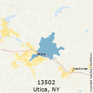 Utica,New York County Map
