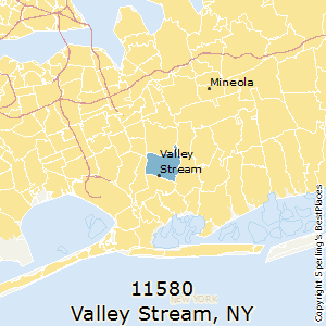 Valley_Stream,New York County Map