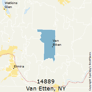 Van_Etten,New York County Map
