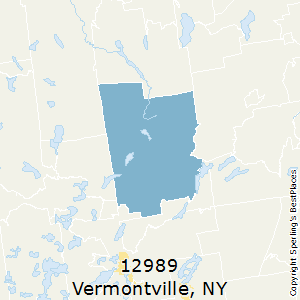 Vermontville,New York County Map