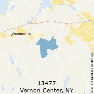 Vernon_Center,New York County Map