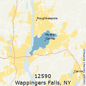 Wappingers_Falls,New York County Map